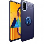 Teleplus Samsung Galaxy A91 Kılıf Ravel Yüzüklü Silikon  + Nano Ekran Koruyucu - 11