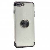 Teleplus iPhone 8 Plus Kılıf Lazer Yüzüklü Silikon - 1