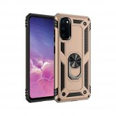 Teleplus Samsung Galaxy S20 Plus Kılıf Vega Yüzüklü Standlı Tank Kapak - 4