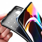 Teleplus Xiaomi Mi 10 Kılıf Ultra Soft Negro Karbon Silikon  + Tam Kapatan Ekran Koruyucu - 11
