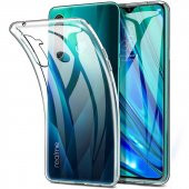 Teleplus Realme 5İ Kılıf Lüks Silikon  + Tam Kapatan Ekran Koruyucu - 1
