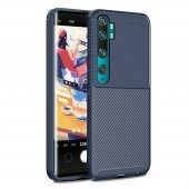Teleplus Xiaomi Mi Note 10 Pro Kılıf Negro Karbon Desenli Silikon  + Pet Tpu Ekran Koruyucu- - 7