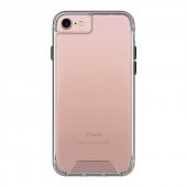 Teleplus iPhone SE 2020 Kılıf Gard Sert Hibrit Silikon  + Nano Ekran Koruyucu - 1