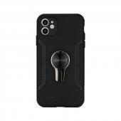 Teleplus iPhone 11 Kılıf Coco Standlı Yüzüklü Tank Kapak  + Nano Ekran Koruyucu - 1