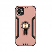 Teleplus iPhone 11 Kılıf Coco Standlı Yüzüklü Tank Kapak  + Nano Ekran Koruyucu - 9