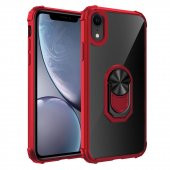 Teleplus iPhone XR Kılıf Korumalı Standlı Yüzüklü Tank Kapak - 5