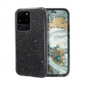 Teleplus Samsung Galaxy S20 Ultra Kılıf Lüks Simli Silikon - 1