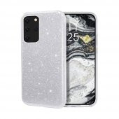 Teleplus Samsung Galaxy S20 Plus Kılıf Lüks Simli Silikon - 5