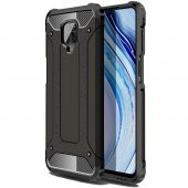 Teleplus Xiaomi Redmi Note 9 Pro Kılıf Çift Katmanlı Tank Kapak  + Tam Kapatan Ekran Koruyucu - 1