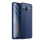 Teleplus Xiaomi Redmi Note 9S Kılıf Deri Dokulu Silikon - 4