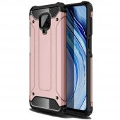 Teleplus Xiaomi Redmi Note 9 Pro Kılıf Çift Katmanlı Tank Kapak  + Tam Kapatan Ekran Koruyucu - 7