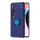 Teleplus Xiaomi Mi 10 Kılıf Ravel Yüzüklü Standlı Silikon - 7