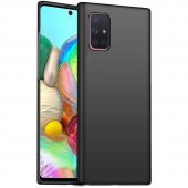 Teleplus Samsung Galaxy A51 Kılıf Lüks Mat Silikon + Nano Ekran Koruyucu + Kartlıklı Slim Cüzdan - 1