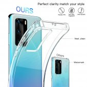 Teleplus Huawei P40 Kılıf Darbe Korumalı Silikon  + Tam Kapatan Ekran Koruyucu - 3