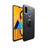 Teleplus Samsung Galaxy M31 Kılıf Ravel Yüzüklü Standlı Silikon - 1