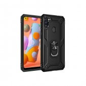 Teleplus Samsung Galaxy A11 Kılıf Vega Yüzüklü Tank Kapak  + Nano Ekran Koruyucu - 1