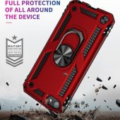 Teleplus Samsung Galaxy A41 Kılıf Vega Yüzüklü Tank Kapak  + Nano Ekran Koruyucu - 7