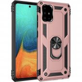Teleplus Samsung Galaxy A41 Kılıf Vega Yüzüklü Tank Kapak  + Nano Ekran Koruyucu - 9