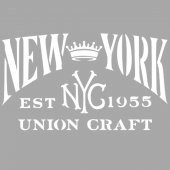 NYC Union Stencil Boyama şablonu 30x30 cm, Duvar Stencil, Fayans Stencil, Mobilya Stencil - 1