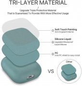 Teleplus Apple Airpods Kılıf Silinebilir Kir Tutmaz Silk Silikon - 5