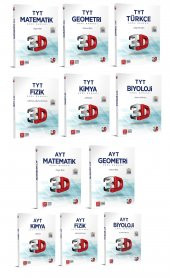 3D Yayınları 2024 Tyt Ayt Sayısal Soru Bankası Seti - 1