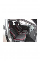 Hyundai İ20 SPACE BUMERANG Minder 2 li Set Ön Takım SİYAH KIRMIZI ŞERİTLİ 2009-2015 - 1