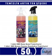 SMX GENEL TEMİZLİK SPREYİ VE iNOX FAYANS,DERZ,DUŞAKABİN 2 Lİ SET - 1