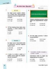 Karaca Eğitim Yayınları Fasikül Fasikül Matematik Kitabım 4. Sınıf - 6
