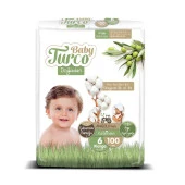 Baby Turco Doğadan 6 Numara XLarge 100'lü Bebek Bezi - 2