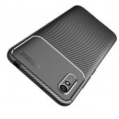 Teleplus Xiaomi Redmi 9A Kılıf Negro Karbon Dokulu Silikon - 3