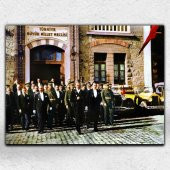 İyi Olsun Atatürk Meclis Çıkışı Kanvas Tablo 60 x 90 cm - 1