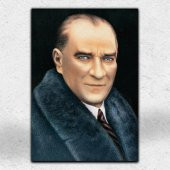 İyi Olsun Atatürk Portresi Kanvas Tablo 70  x 100 cm - 1