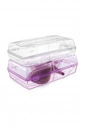 Şeffaf Bayan Ayakkabı Saklama Kutusu  (10 Adet ) - 1