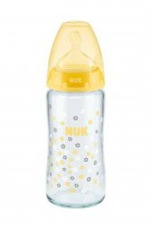 Nuk First Choice Cam Biberon 240 ml Sarı - 1