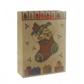 6 Adet 15x20cm Kraft Karton Çanta Çoraplı - 2