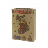 6 Adet 15x20cm Kraft Karton Çanta Çoraplı - 3