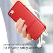Baseus Iphone 7 / Iphone 8 Kırmızı Şarj ve Kulaklık Girişli Audio Case Kapak - 2