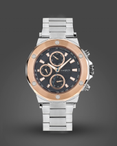 İ-Watch 5243.C6 Roze Çerçeve Detaylı Spor Erkek Kol Saati - 2