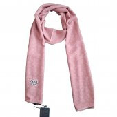 Levidor Medine İpeği Monogram Şal Pudra - 1