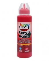 Funny Kids Akrilik Boya Kırmızı 500ml - 1