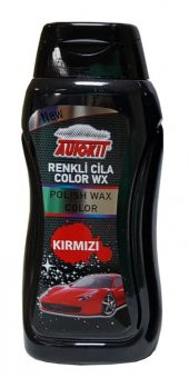 300ml Renkli Likit Oto Cilası Kırmızı - 1