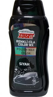 300ml Renkli Likit Oto Cilası Siyah - 1