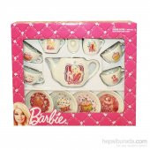 Vardem Barbie Porselen Çay Seti 13 Parça Kız Oyuncak - 1