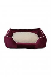 Teknor Novum Kedi & Köpek Yatağı 40X50X22- Bordo - 1
