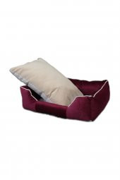 Teknor Novum Kedi & Köpek Yatağı 40X50X22- Bordo - 2