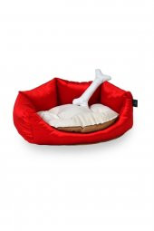 Teknor Soft Kedi & Köpek Yatağı 60X60X22- Bordo - 1