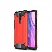 Xiaomi Redmi 9 Kılıf Armor Hybrid Zırh Ultra Koruma - 5