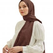Freshscarfs Natürel Şal Acı Kahve - 1