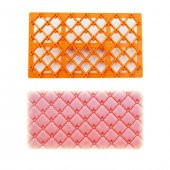 Yıldız Patchwork Şeker Hamuru Baskı Kalıbı - 1