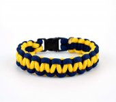 Sarı Lacivert Paracord Bileklik - PAR0032 - 1